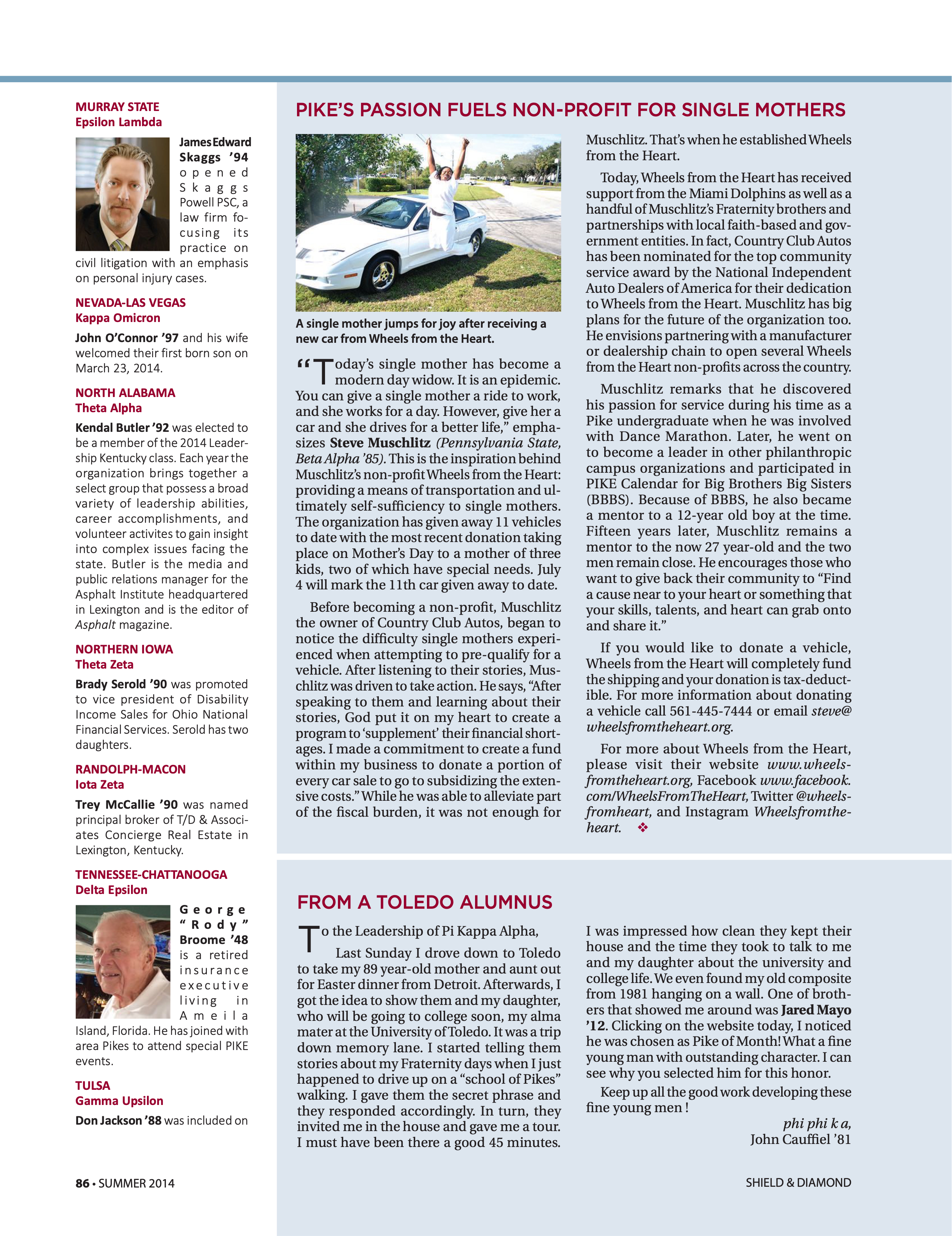 Pike's Passion Fuels Non-Profit for Single Mothers